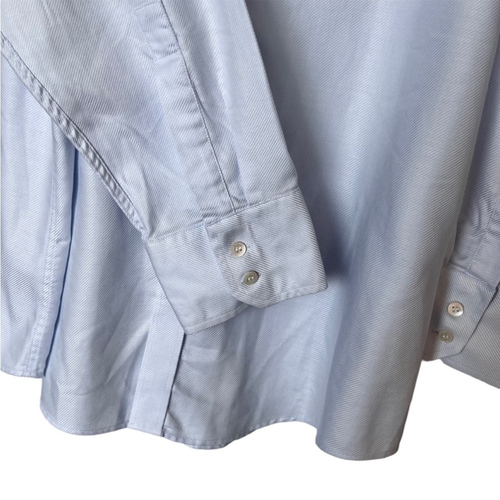 Ted Baker Light Blue Dress Shirt Size 17.5 (32/33) - Picture 6 of 11